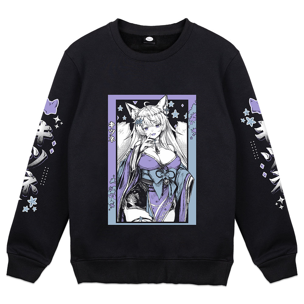 Yuki_Shima_Fox Mischievous Crewneck