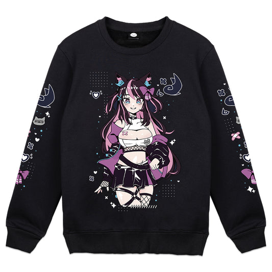 MissPookie Ember Ears Crewneck
