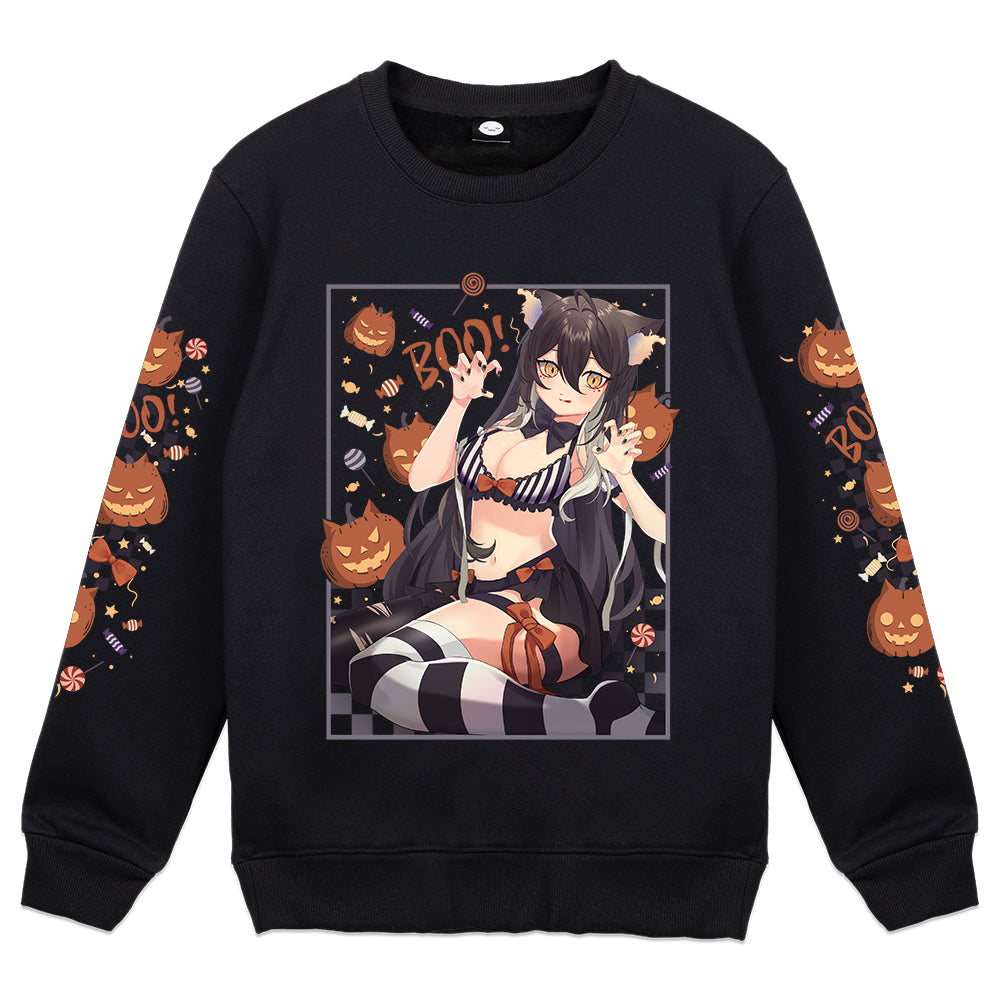 Pikoyin Spooky Nyas Crewneck