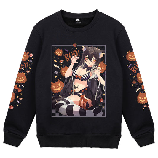 Pikoyin Spooky Nyas Crewneck