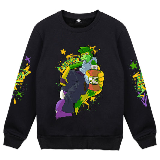 NatsuTheOtt Graffiti Crewneck