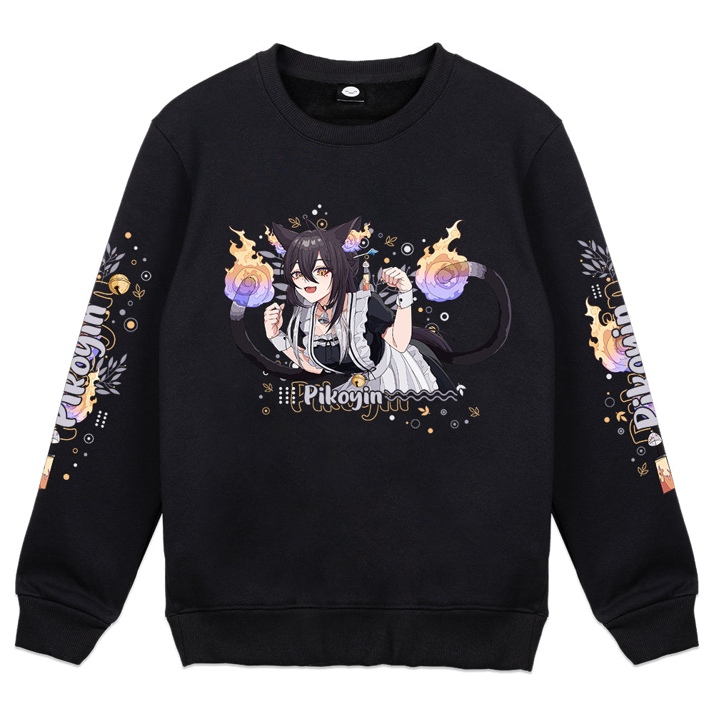 Pikoyin Neko Maid Crewneck