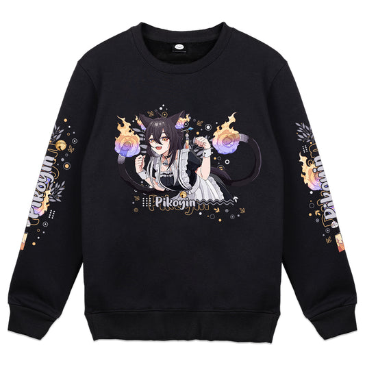 Pikoyin Neko Maid Crewneck