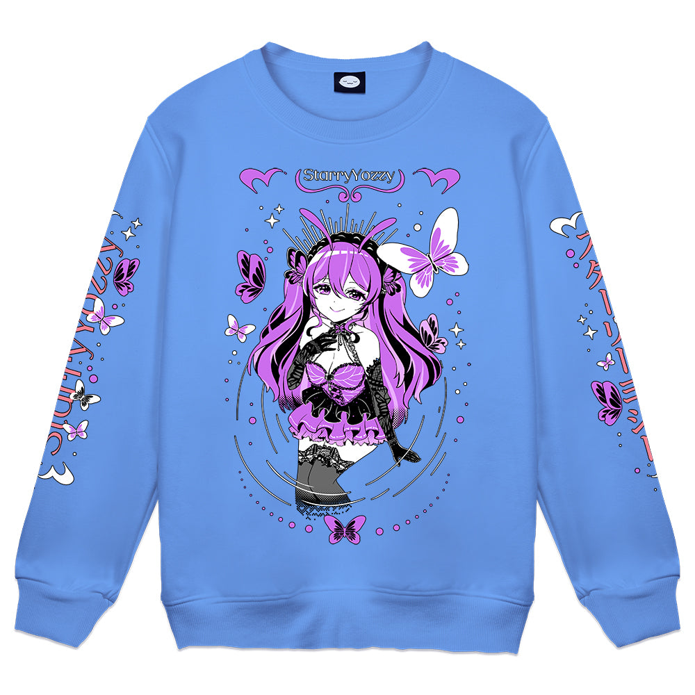 Yozzy Butterflies in Space Crewneck