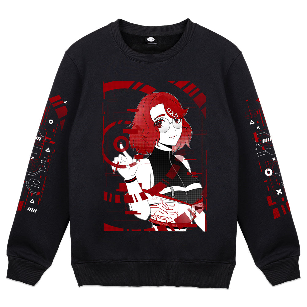 h_o_r_b_e_l Glitch Lock Crewneck