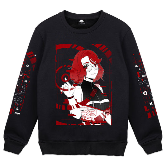 h_o_r_b_e_l Glitch Lock Crewneck