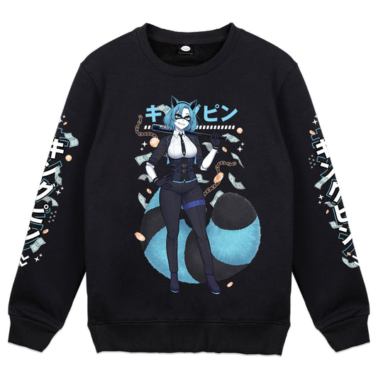 KingpinKori Crime Boss Crewneck