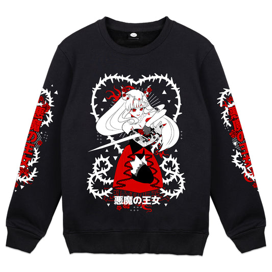 MelroseeVT Thorn and Rose Crewneck