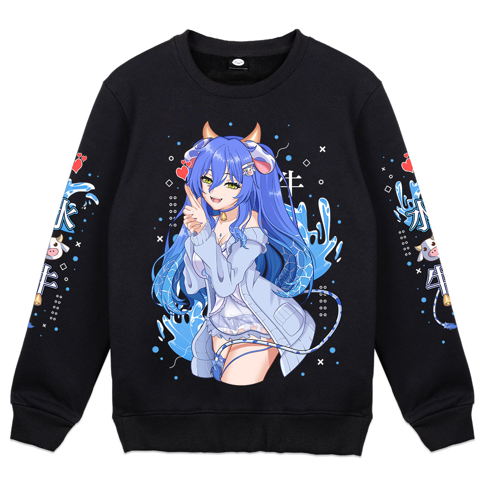 PuddleCow 'Splash Bang' Crewneck