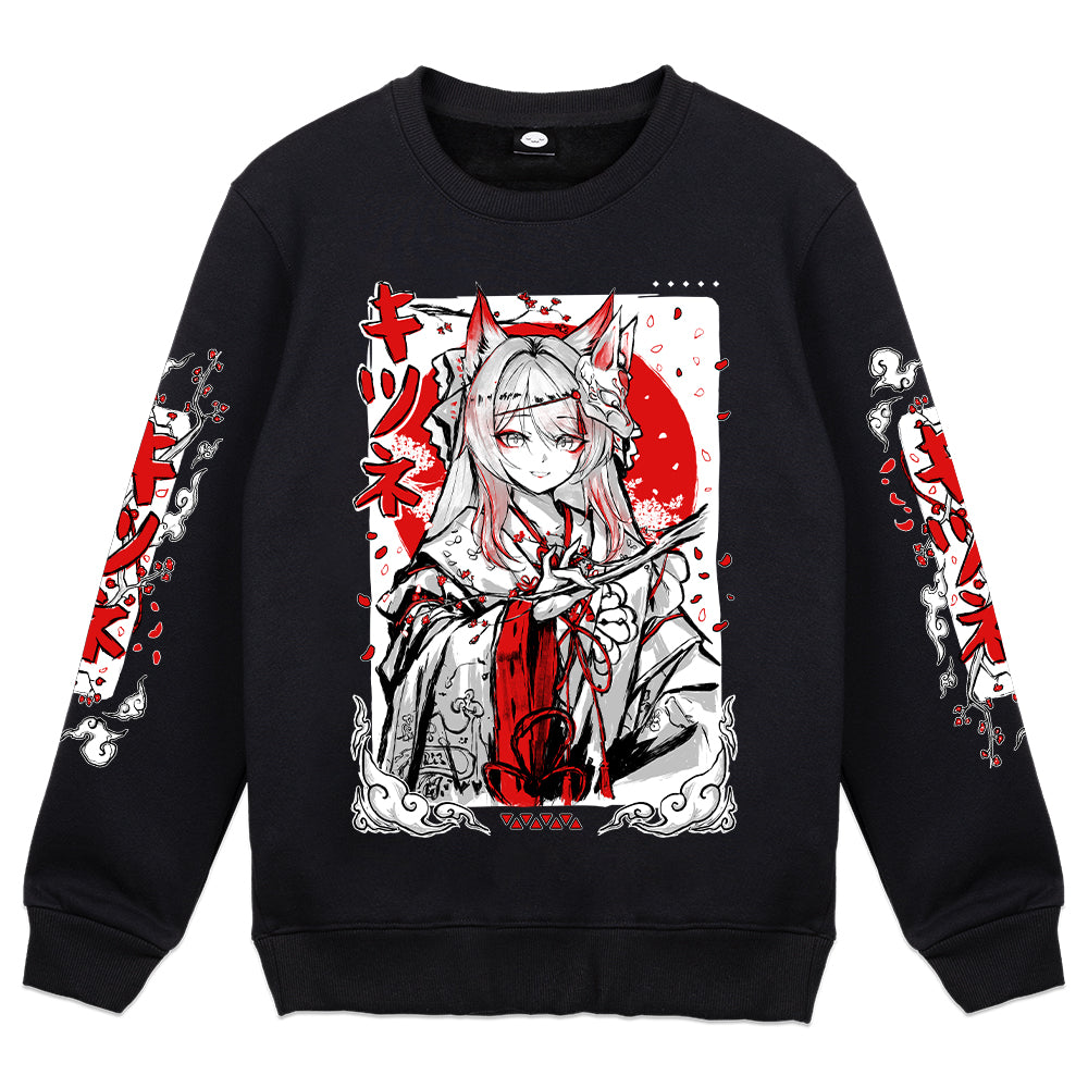 Popacollaa "Red Ink Sumi-E" Crewneck