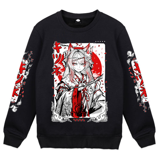 Popacollaa "Red Ink Sumi-E" Crewneck
