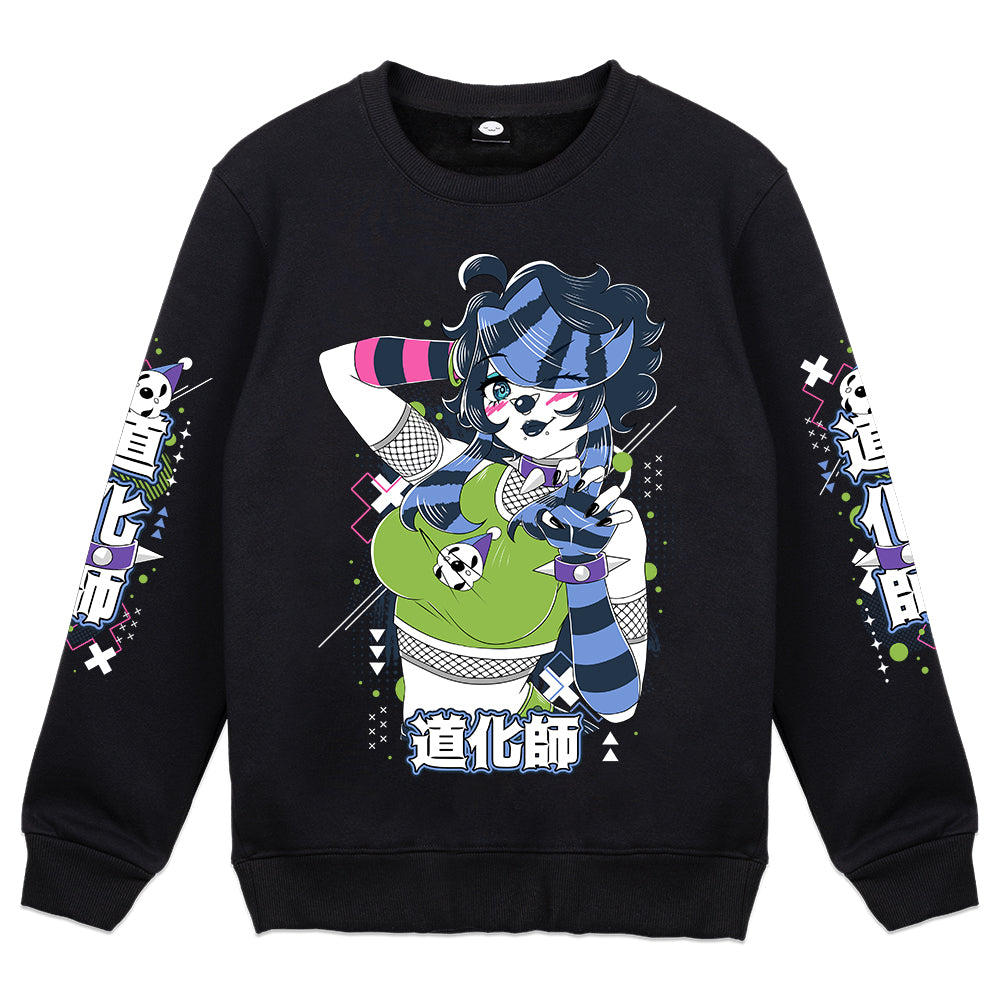 Sketchyraven Punk Clown Crewneck