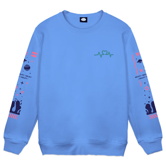 vtMILKY MilkyVerse Crewneck Blue