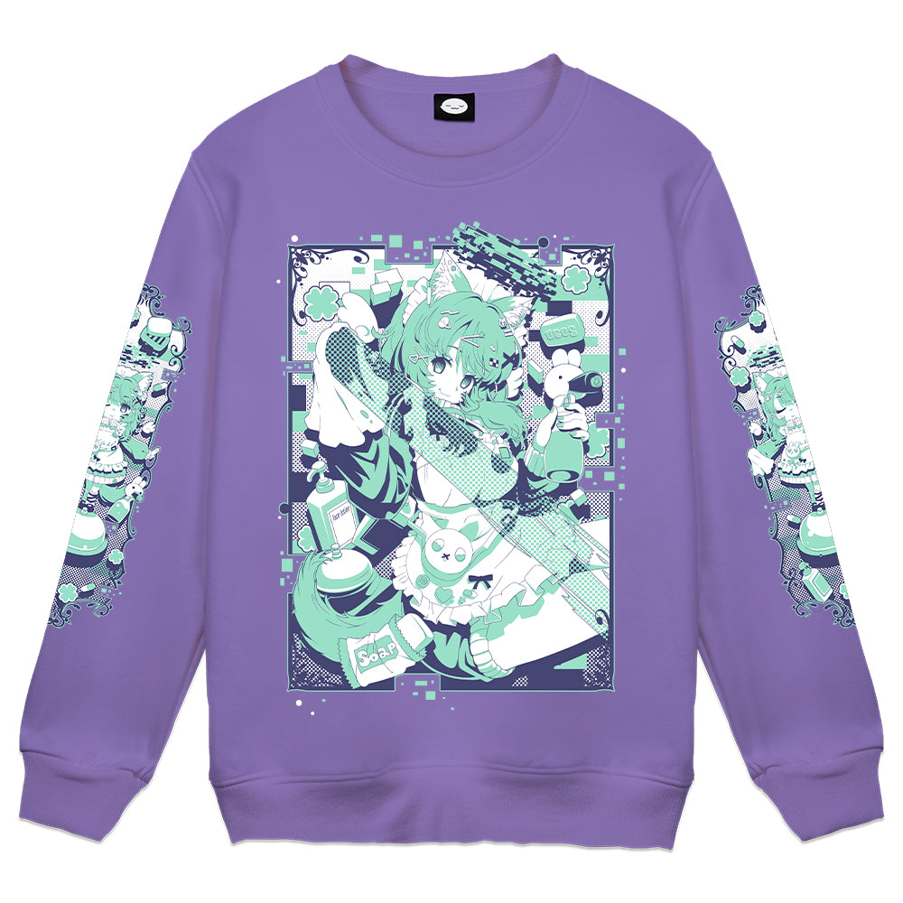 Digiko "Housekeeping V.2" Crewneck - Purple