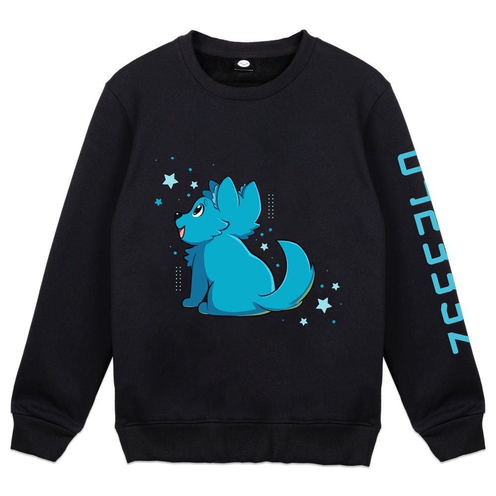 BlueKandy Starry Eyed Pup Crewneck