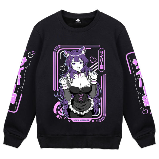 justmaeko Cyber Love Crewneck
