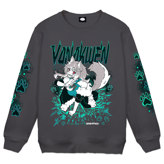 Vanakwen Final Boss Charcoal Crewneck