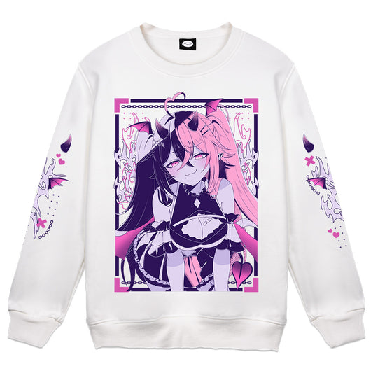 Reiphina Basement Dweller Crewneck - White