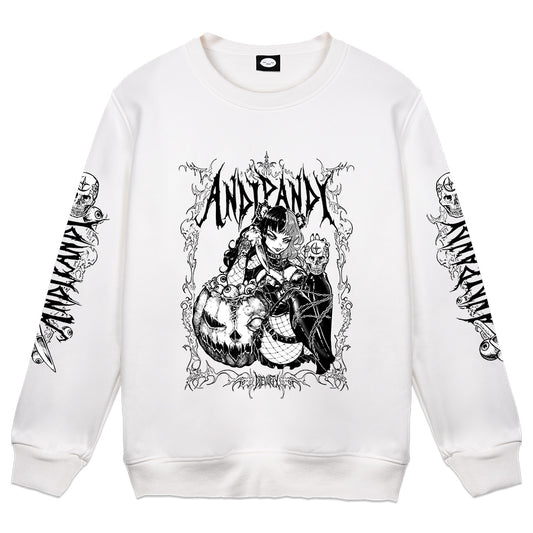AndiPandi94 Horror White Crewneck