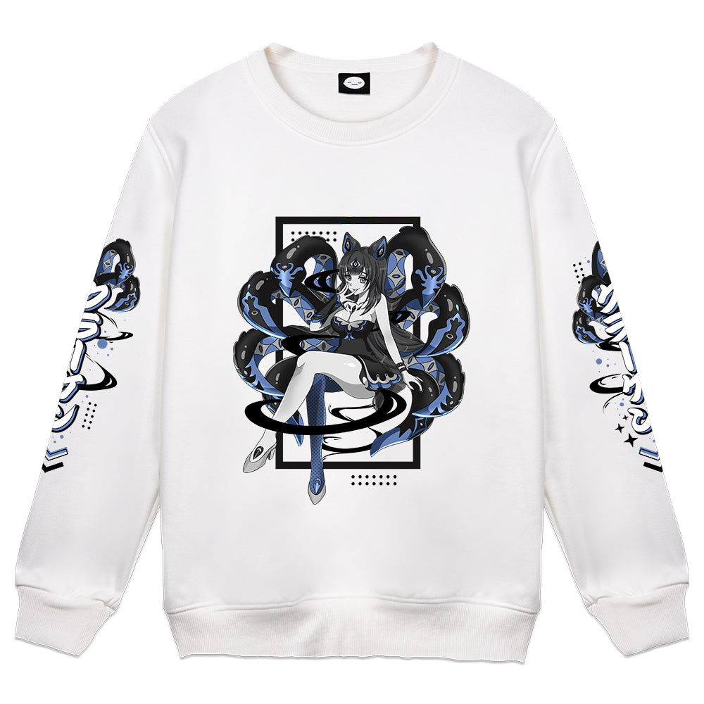 Abelia Release The Kraken White Crewneck