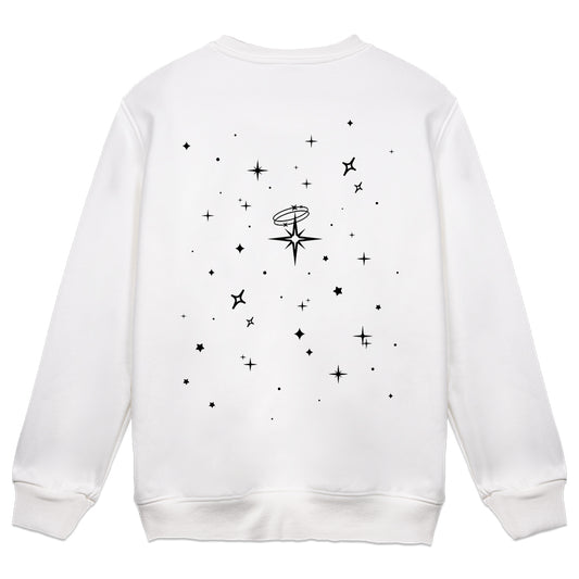 Izomii Suuta "Stars" Crewneck - White