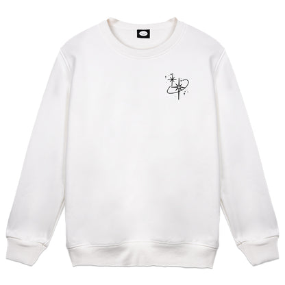 Izomii Suuta "Stars" Crewneck - White