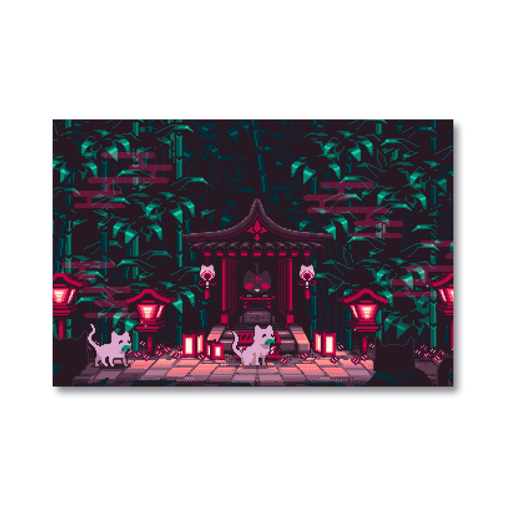 CrimsonBloodCat "Shrine" Poster