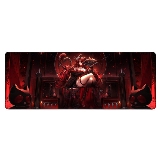 CrimsonBloodCat "Shrine Supplication" XL Mousepad