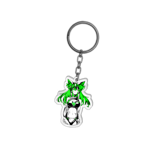CuteAshhx Foxgirl Keychain