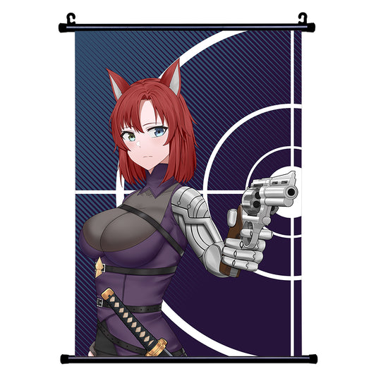 CyberCatVT Take Aim Wall Scroll