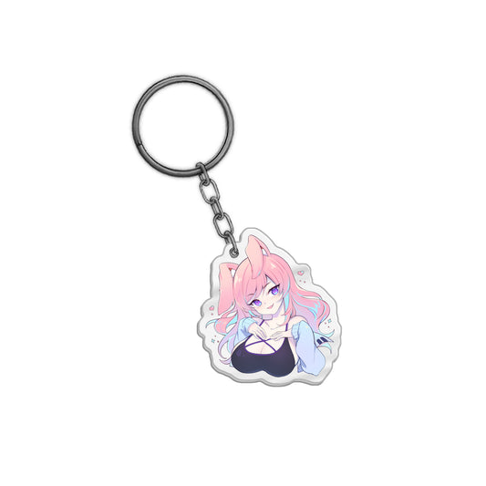 CyberSpunky 'CyberCity' Keychain