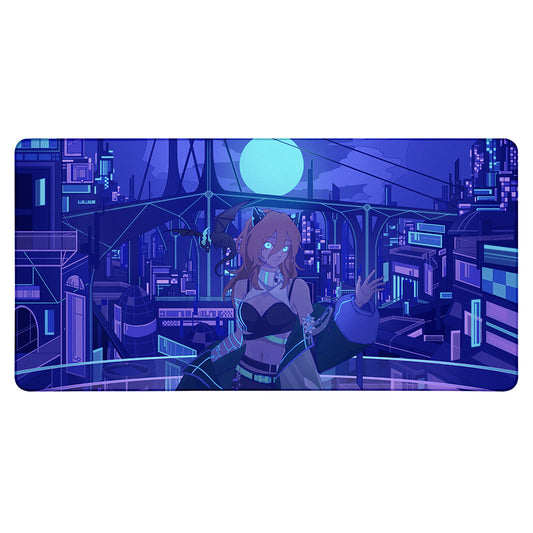 DaphShoo 'Moon Bat' XXL Deskmat