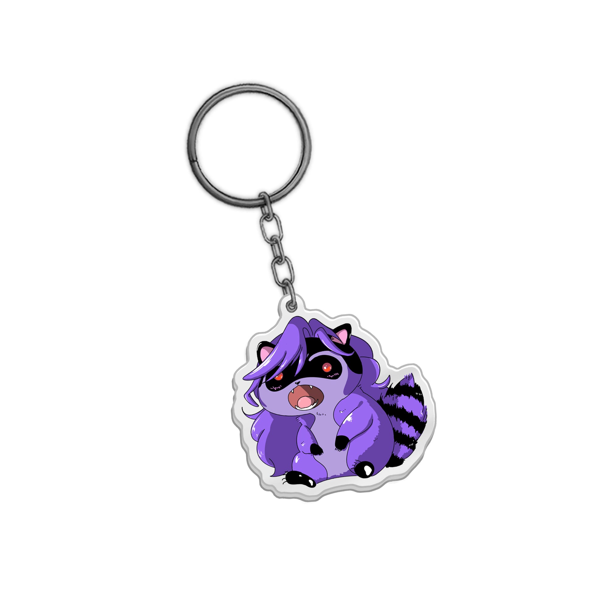 DarkMephilia "Raccoon Aaaa-" Keychain