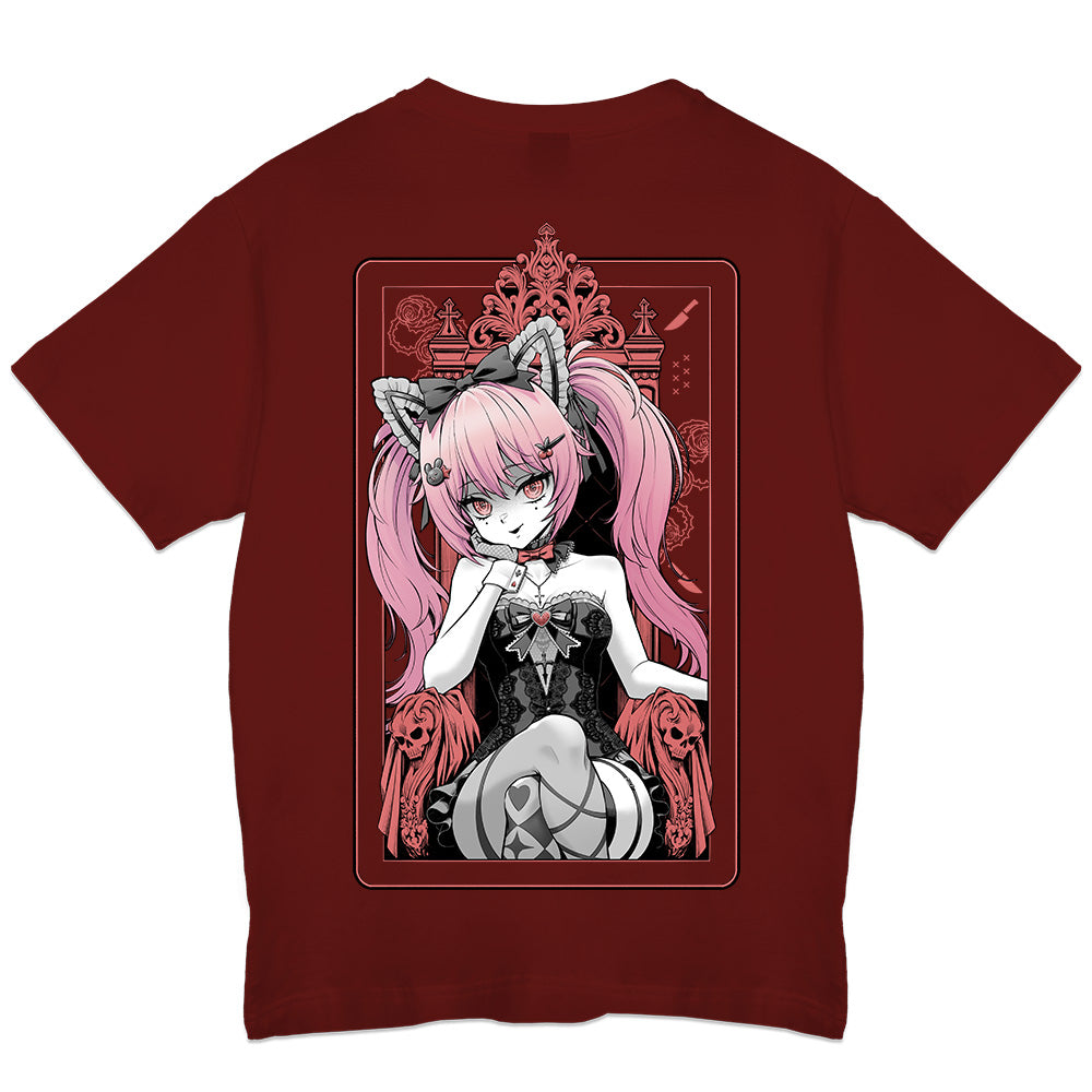 Miyukura Yandere T-Shirt - Dark Red