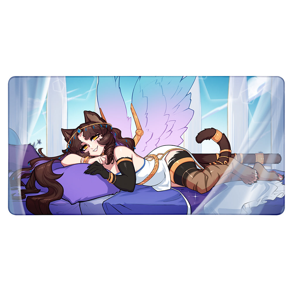 Dee_the_Sphinx Lounging Goddess XXL Mousepad