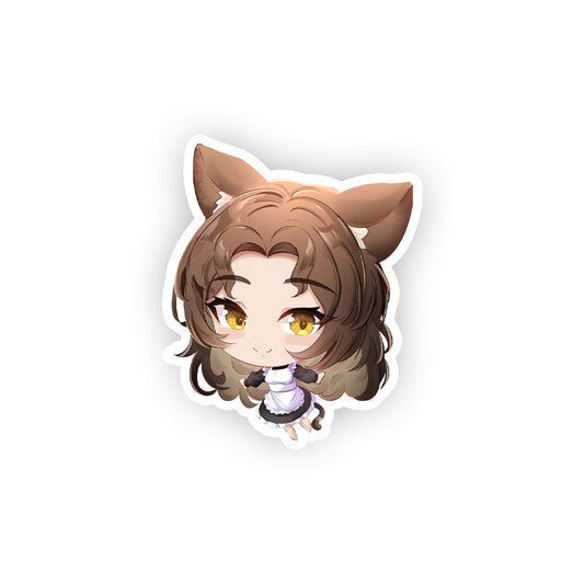 Dee_the_Sphinx Chibi Maid Sticker