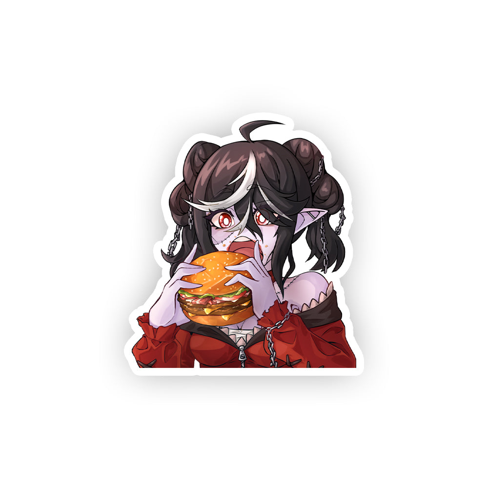 Demythicall Burger Time Sticker