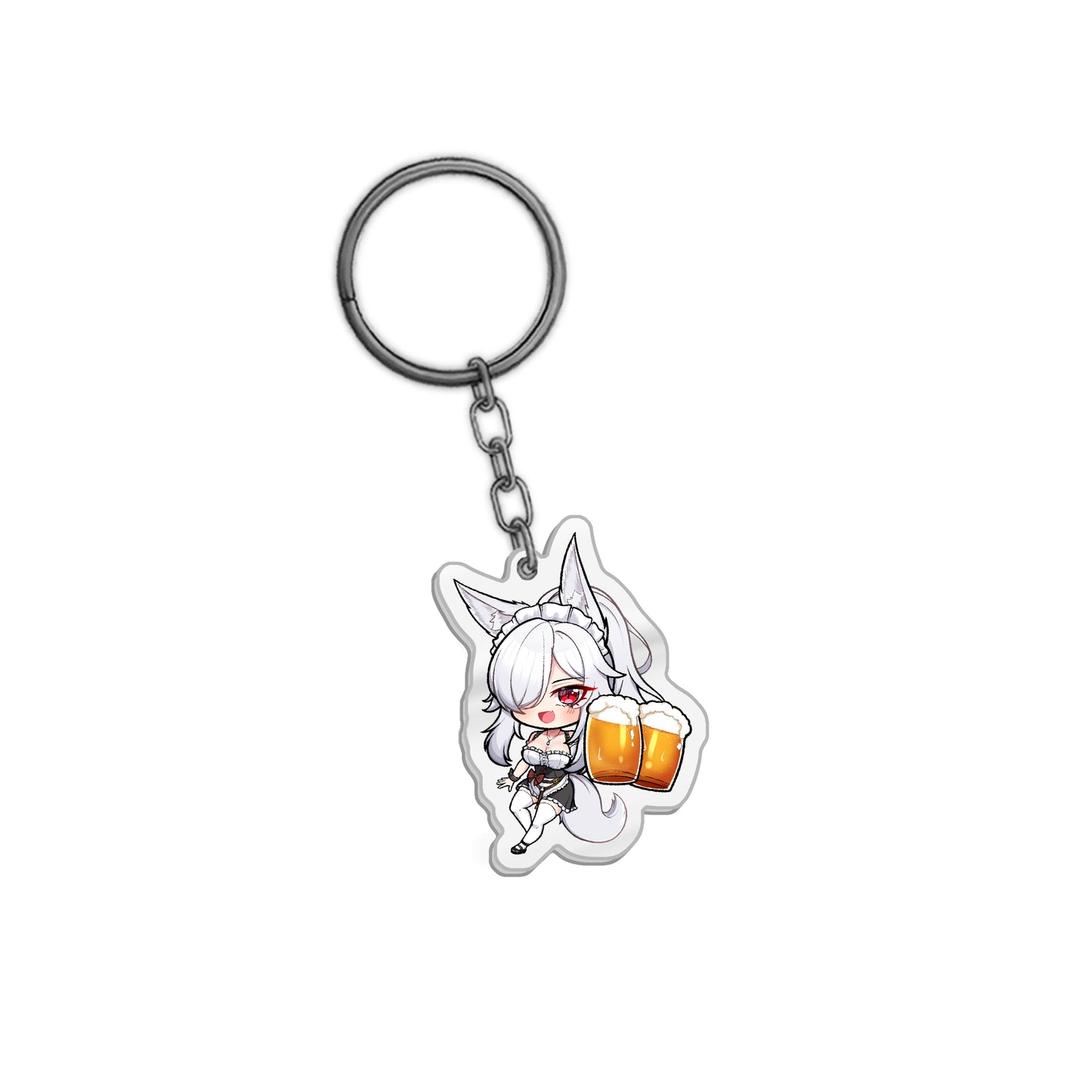 Discordia_Ch Chibi Drinks On Keychain