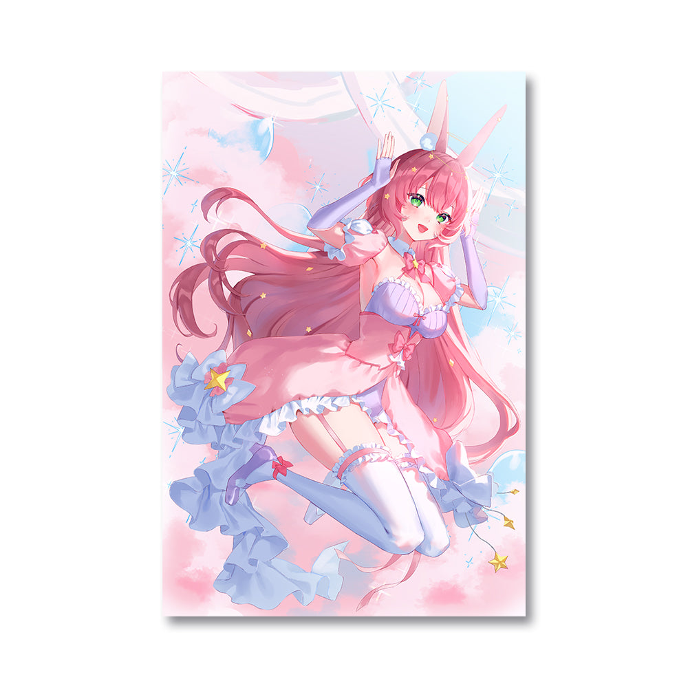 DreamyEtude Pastel Clouds Poster