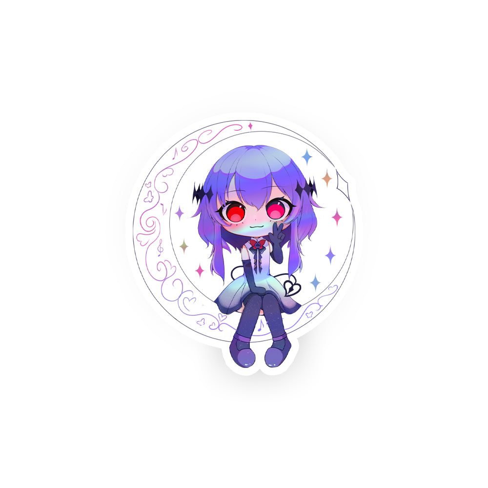 EchorinP Sitting in the Stars 5" Holographic Sticker