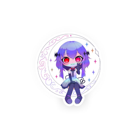 EchorinP Sitting in the Stars 5" Holographic Sticker