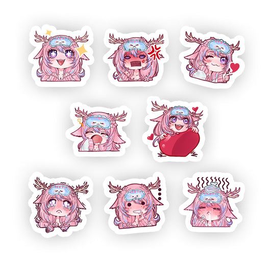 EggieWeggie Emote Sticker Pack