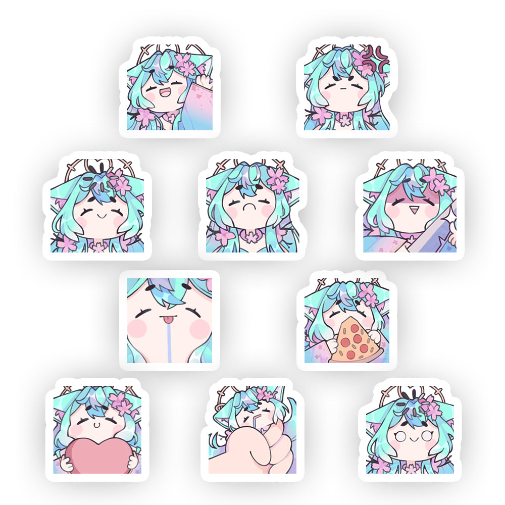 EggieWeggie Emote Sticker Pack