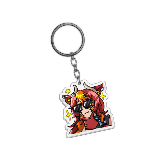 EmberTalks Sunglasses Acrylic Keychain