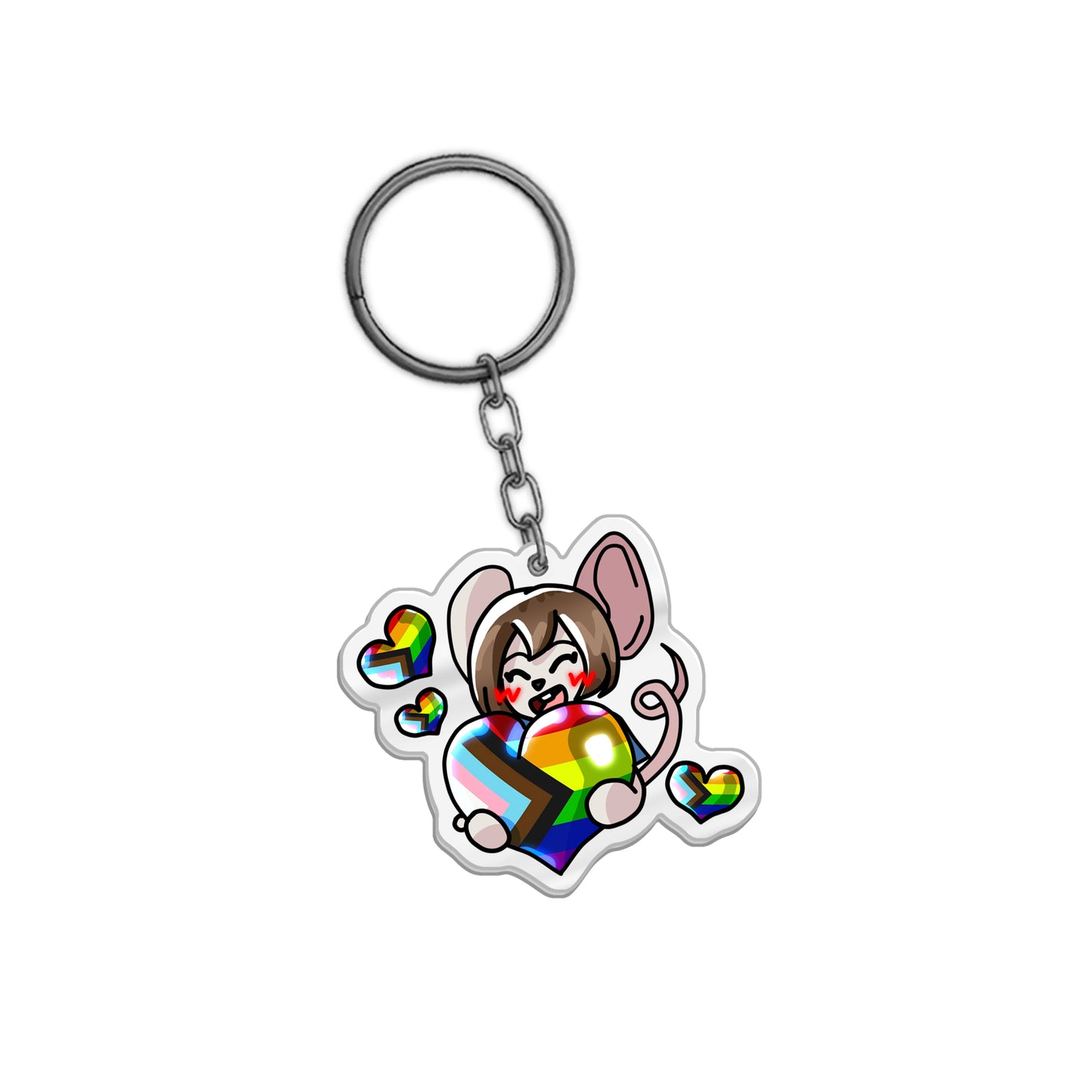 EmberTalks Mascot Acrylic Keychain