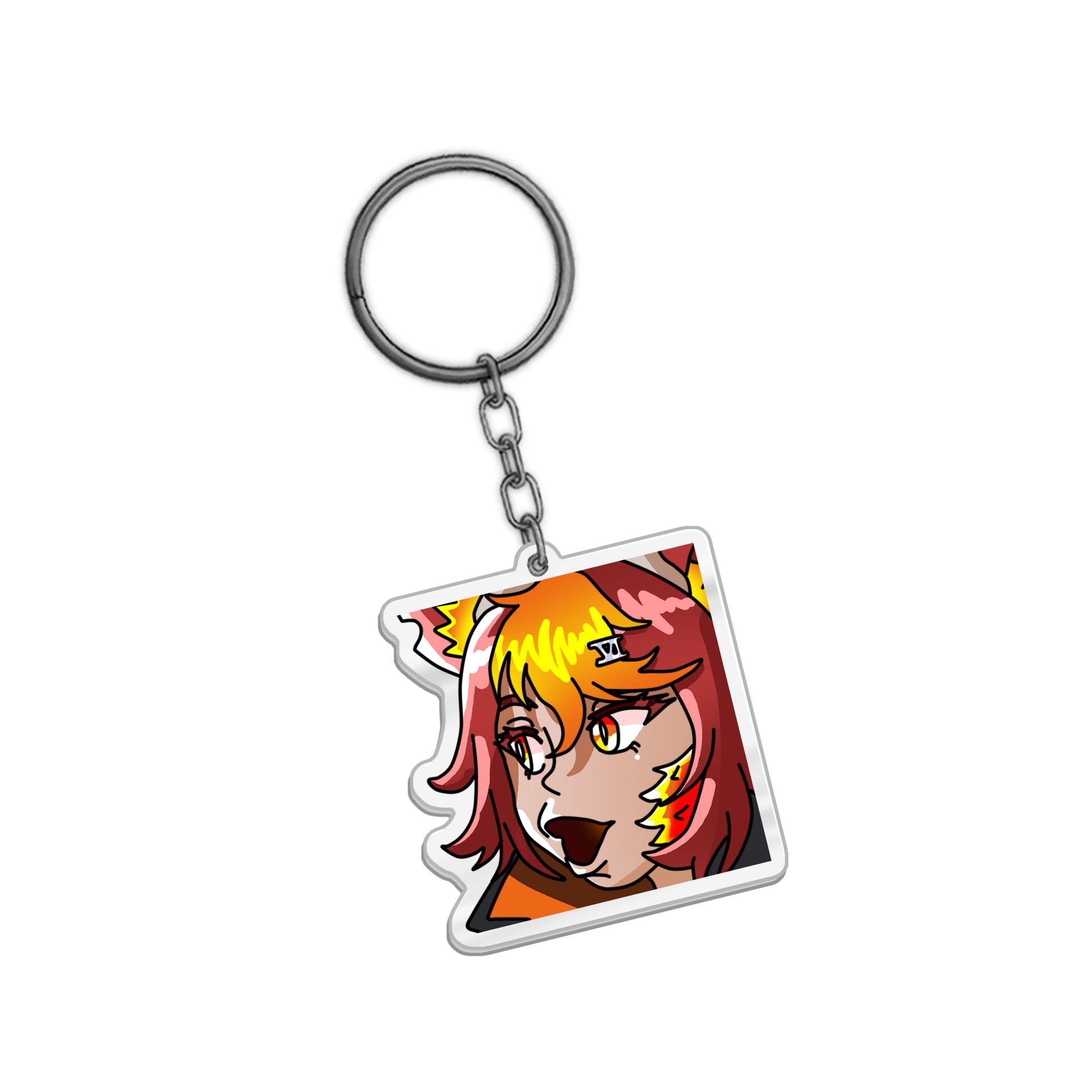 EmberTalks Pog Acrylic Keychain