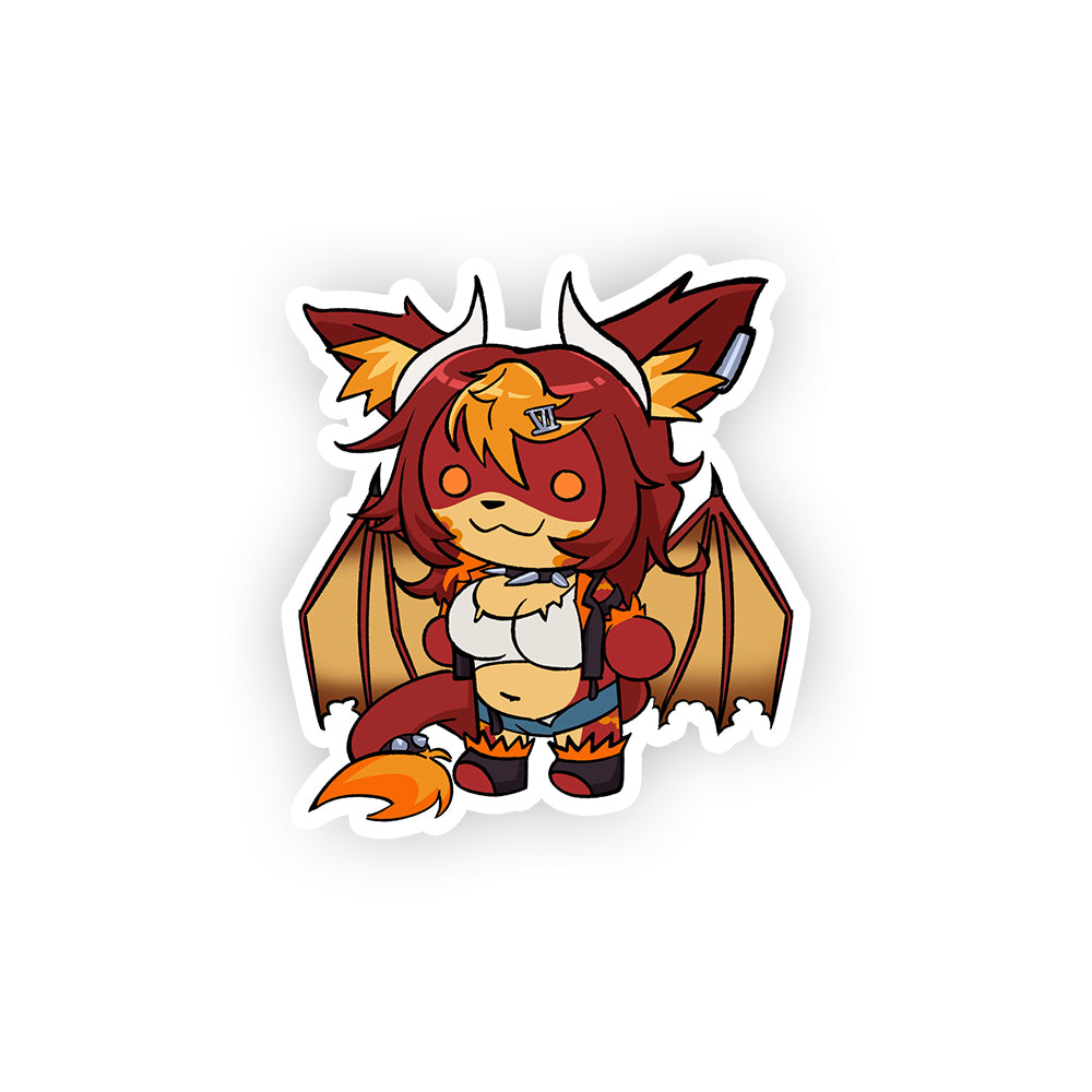 EmberTalks Plushie Sticker