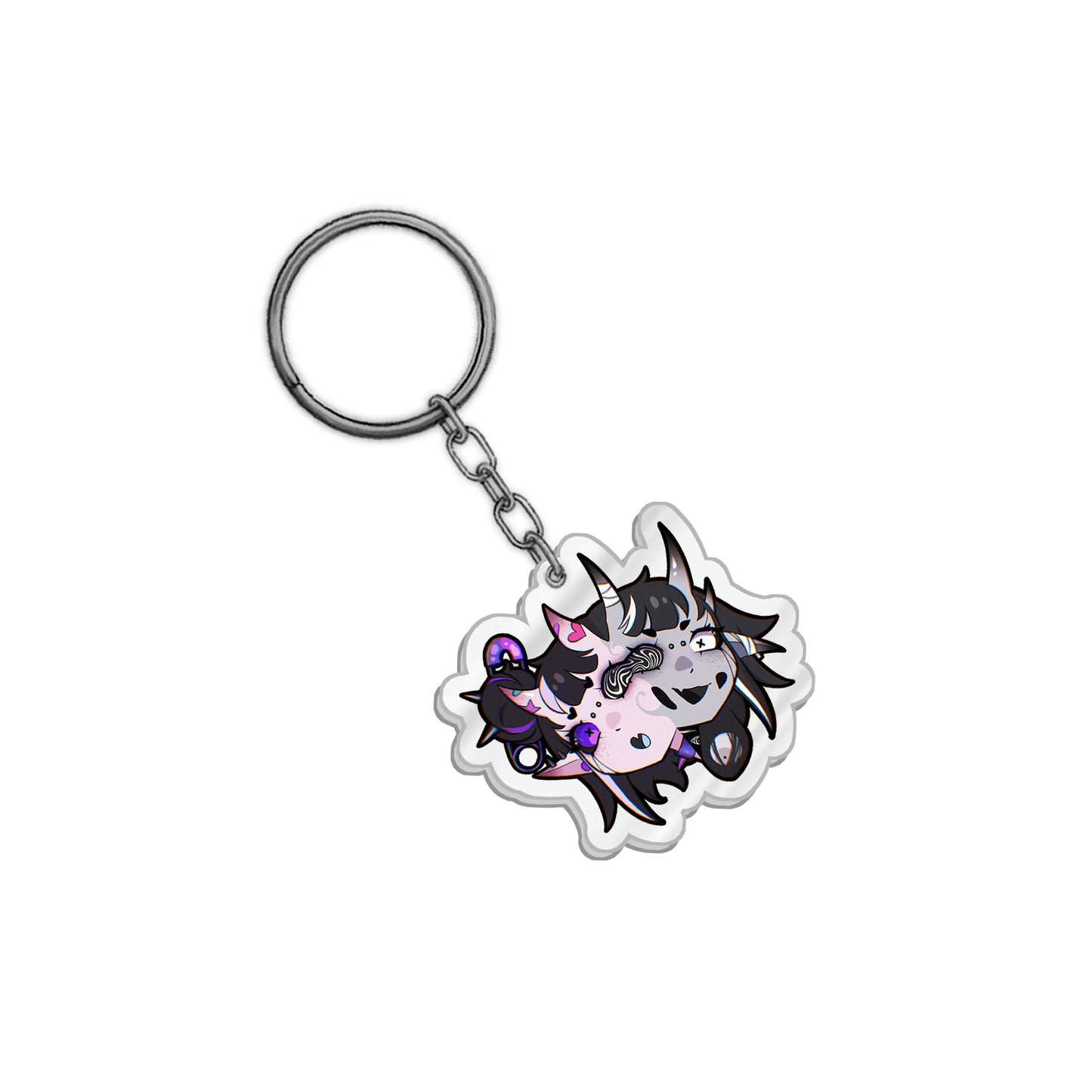 Eyara "Double Horror, Double Fun" Acrylic Keychain