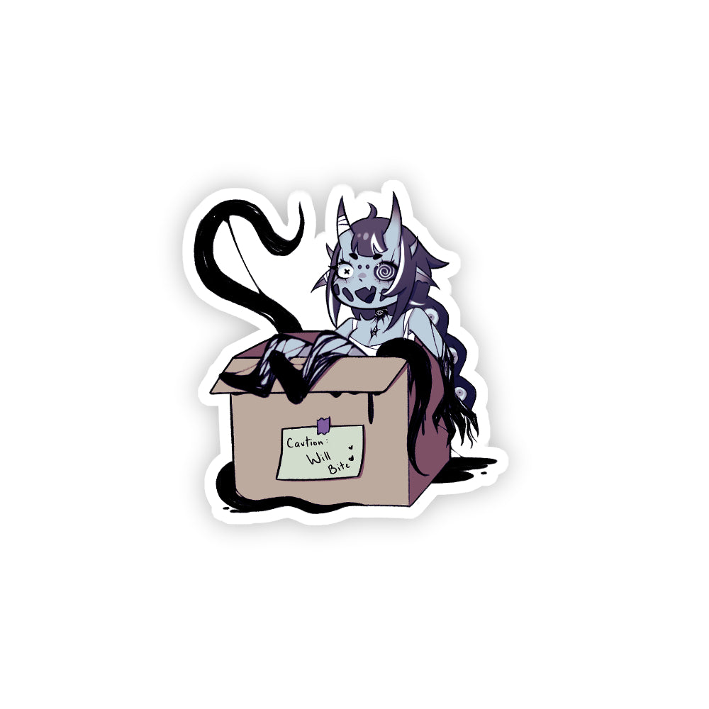 Eyara "Horror in the Box" Sticker