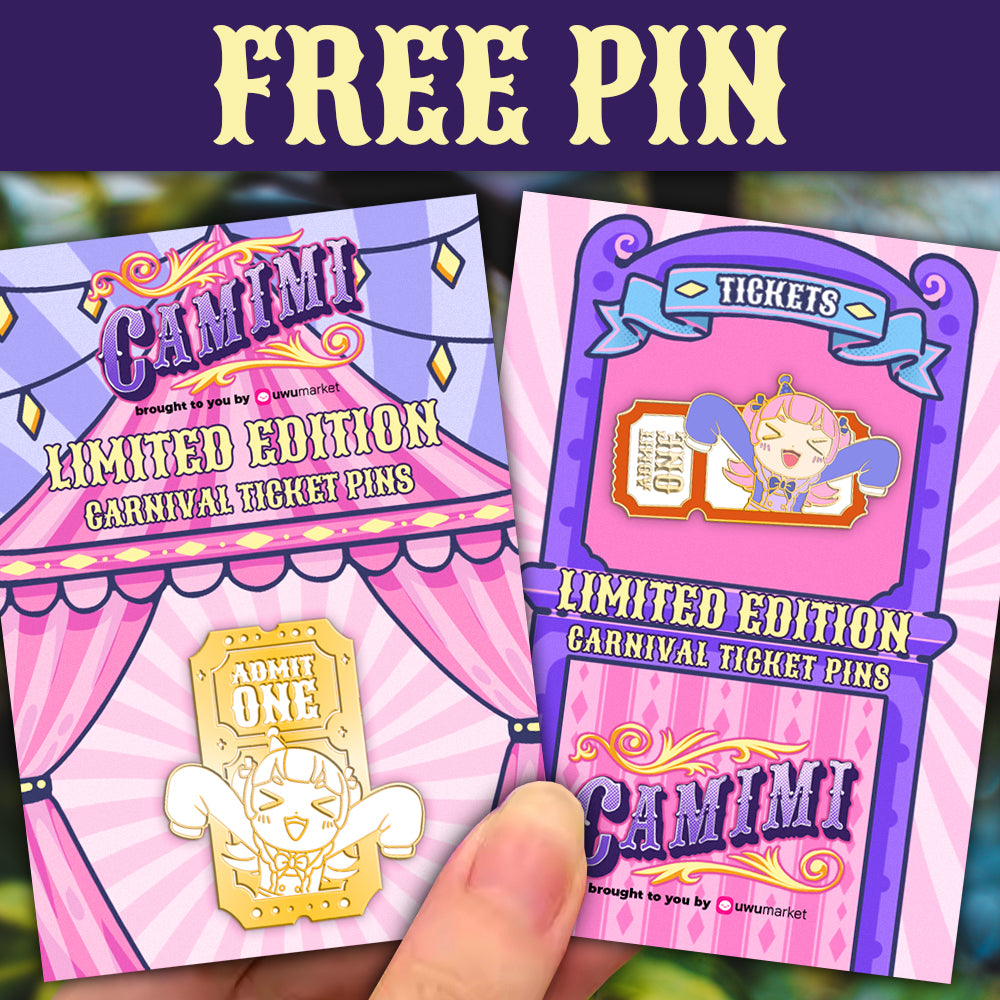 Camimi Carnival Ticket Limited Collector's Edition Blind Pins